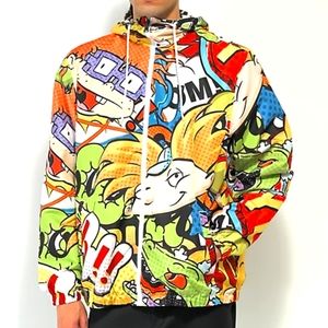 Members Only x Nickelodeon Adult Windbreaker Jacket